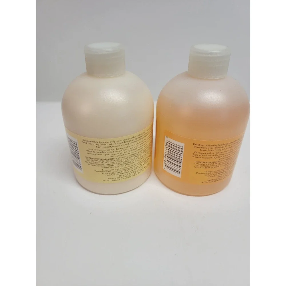 Avon Pumpkin Spice Liquid Hand Soap and Hand‎ Body Lotion Set 8.4oz